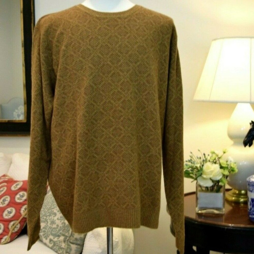 Polo Ralph Lauren Wool Sweater Camel Tan 2XLT *NEW